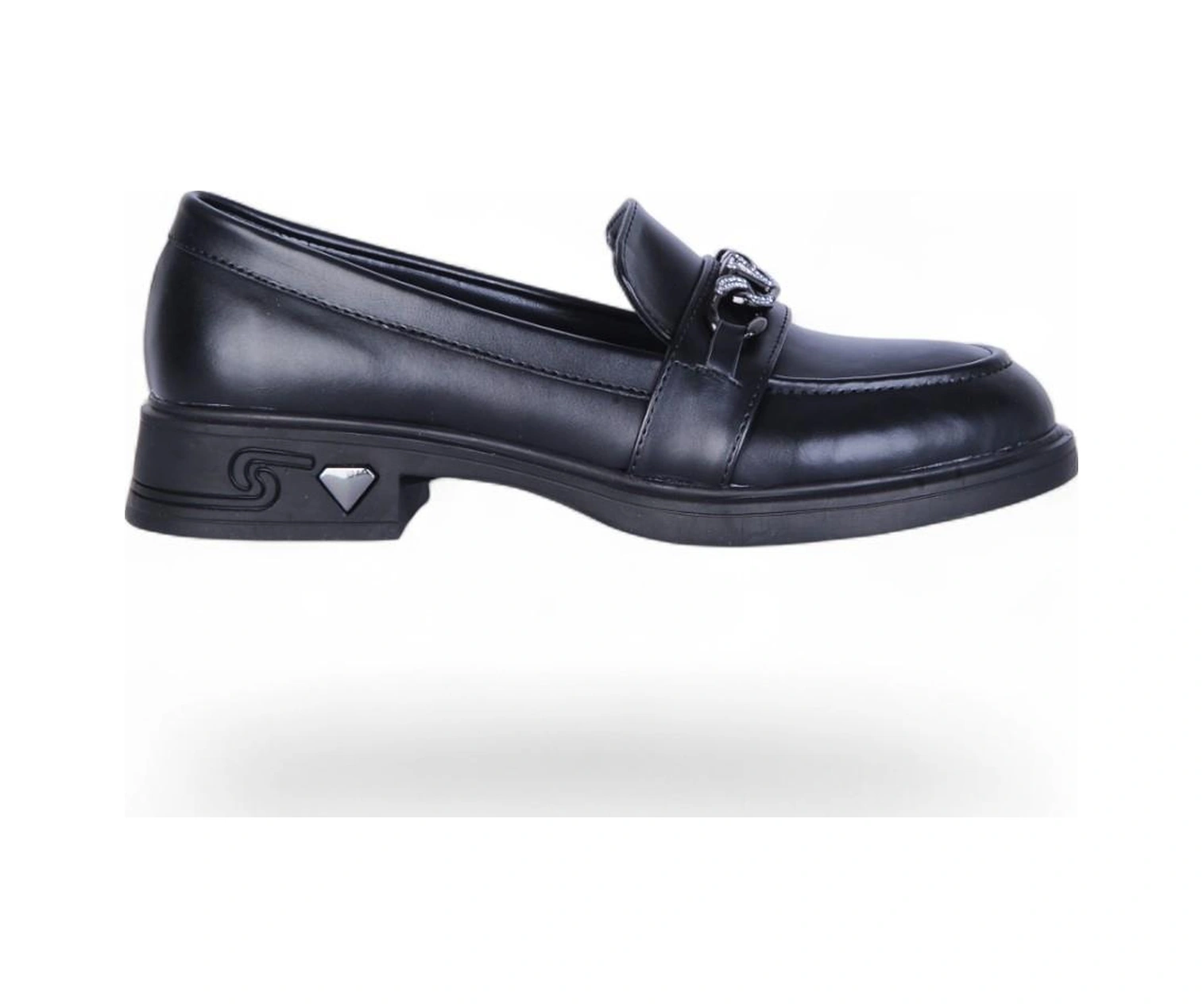Vollex 302 Cilt Kadın Loafer Ayakkabı Siyah
