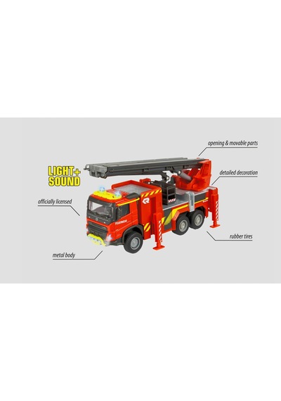 Majorette Try Me Volvo Truck Fire Engine 3+