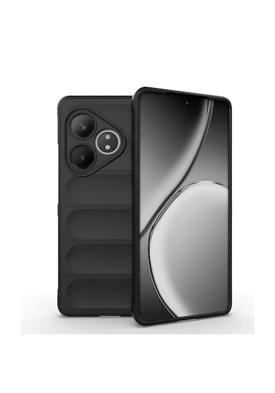 Microcase Realme Gt 6t-gt Neo 6 Se Miami Serisi Darbeye Dayanıklı Silikon Kılıf Al3420 Siyah