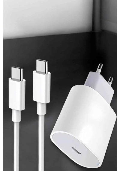 Hubrendy Tekno Şarj Aleti İos 15/15 Pro Max Uyumlu Şarj Adaptörü Ve Kablosu