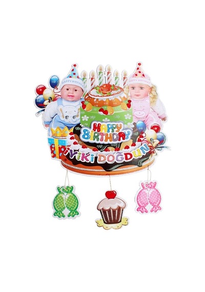 Iyiki Doğdun 3 Boyutlu Asmalı Süs 56.00 CM X 45.00 CM N11.3635