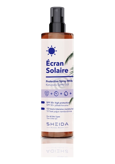Sheida Ecran Solaire Güneş Koruyucu Süt SPF50+ 200 ML
