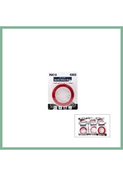 Bşkvirgo Vhb Akrilik Silikonize Çift Taraflı Bant Bsk2026 Diğer