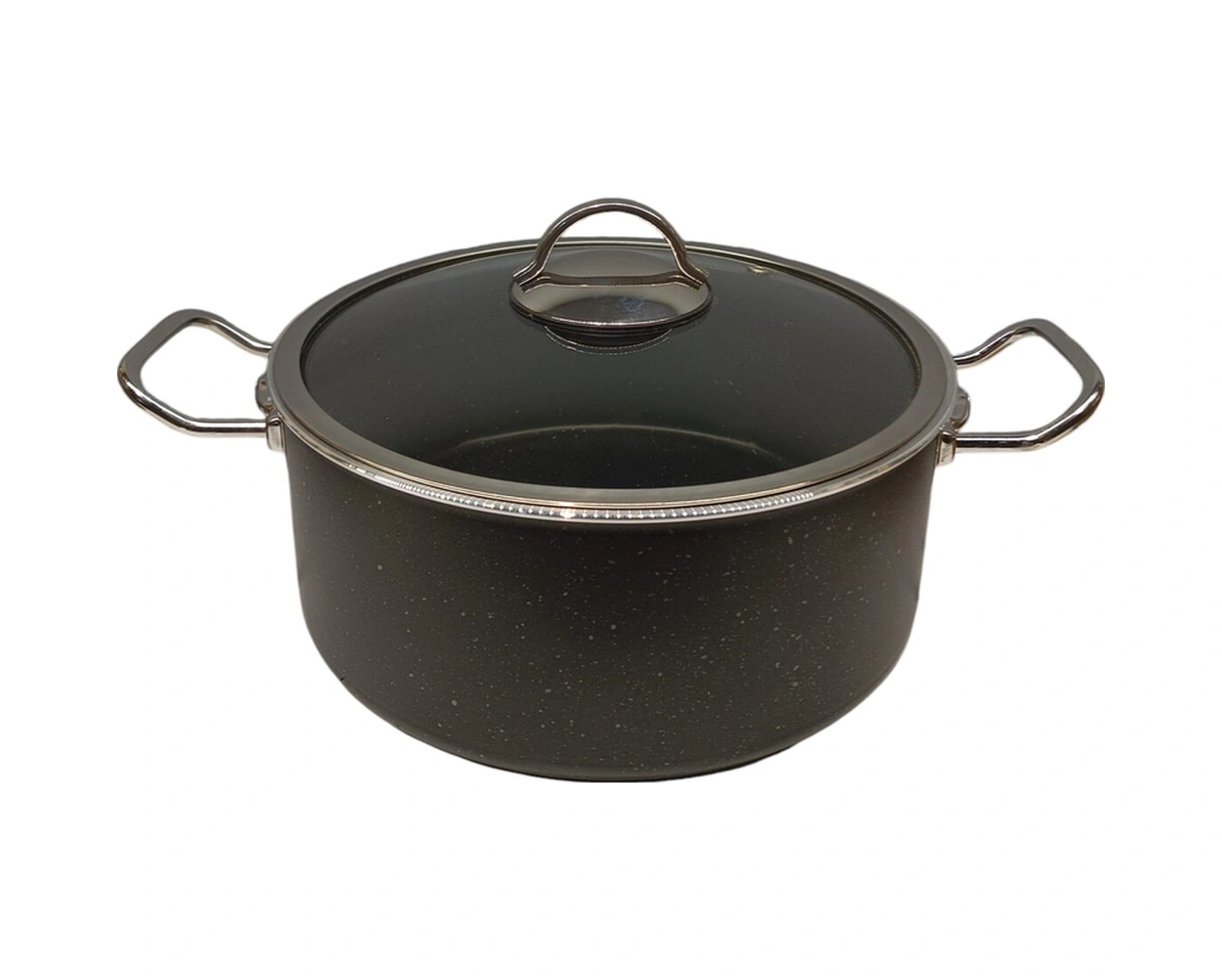 Tuna House Granit Derin Tencere 22 Cm Siyah