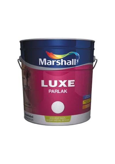 Marshall Lüx Parlak Sentetik Boya Siyah 2.5 Lt 0.2 KG