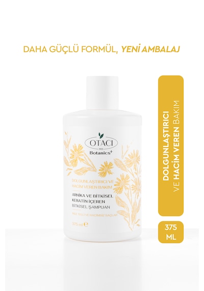 Otacı Botanics + Dolgunlaştırıcı ve Hacim Veren Şampuan 375 ML