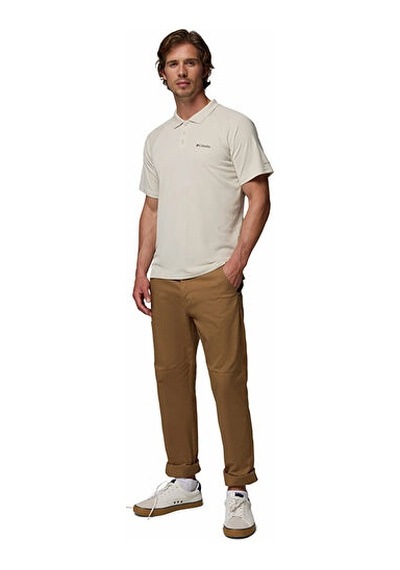 Columbia Alpine Chill Pro Polo Erkek Günlük Polo Tişört 2118641279 Bej