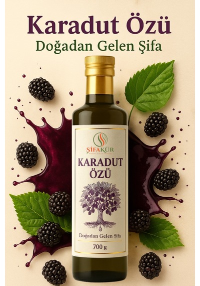 Şifakür Karadut Özü %100 Doğal Katkısız Rafine Şekersiz Tatlandırıcı 700g