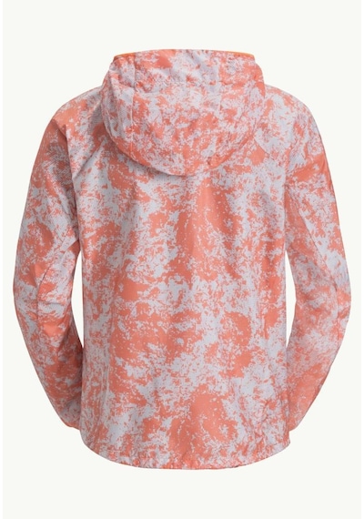 Jack Wolfskin 1307851 8312 Prelight Wind Jkt W Grid Camo Kadın Outdoor Ceket Yeşil