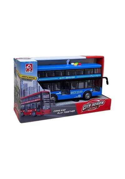 2 Katlı 27 Cm Sesli Işıklı Otobüs 1147 Kırmızı