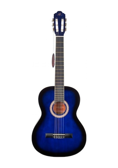 Barcelona Lc 3900 Bb Mavi Siyah Sunburst Klasik Gitar
