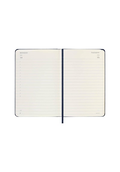 Moleskine 12 Ay Günlük Ajanda Cep Boy 9x14 Cm Sert Kapak Safir Mavi Safir Mavisi