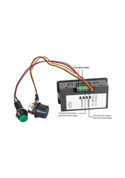 Dc 6-30V 5A Ekranlı Pwm Hız Kontrol Devresi