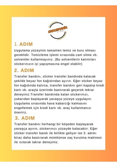 Ayna Dekorasyon Sticker - Çok Güzelsin - 47x17 Cm