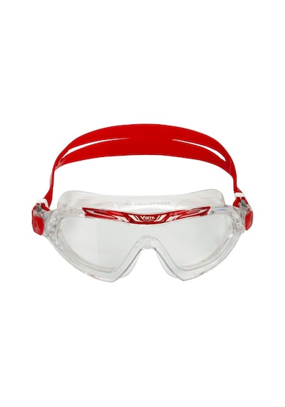 Aquasphere Vista Xp Şeffaf Lens Kırmızı Yüzücü Gözlüğü Beyaz