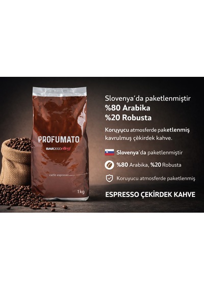 Profumato Cafe Espresso Çekirdek Kahve 1000 Gram