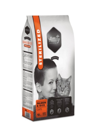Amity Premium Somonlu Kısırlaştırılmış Yetişkin Kedi Maması 10 KG