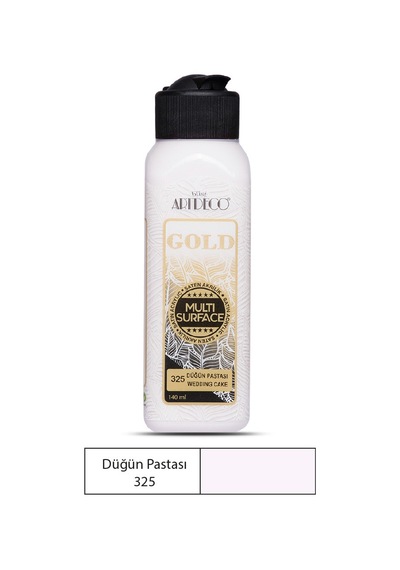 Artdeco Gold Multi-Surface Akrilik Boya 140Ml Düğün Pastası 325