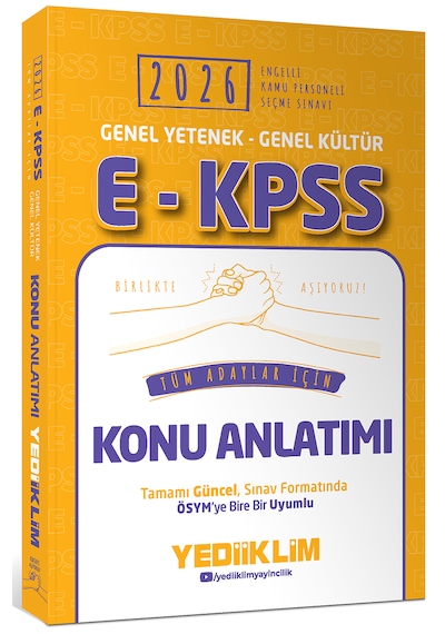 Yediiklim 2026 E Kpss Genel Yetenek Genel Kültür Tüm Adaylar İçin