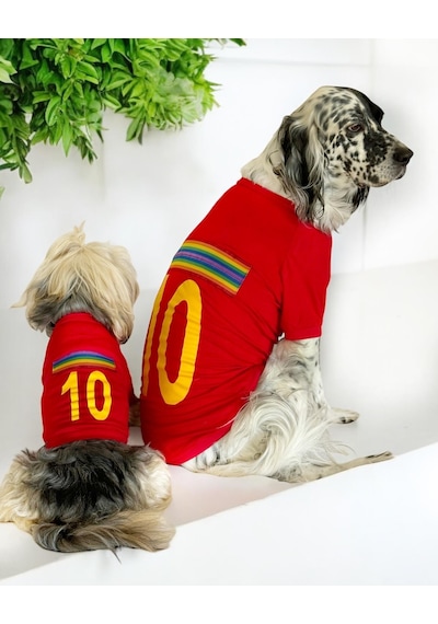 Kemique Uno Red Köpek Tişörtü