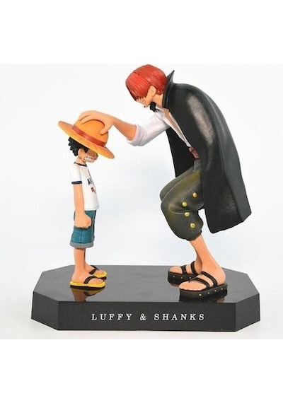Anime One Piece Luffy Ve Shanks Koleksiyon Figürü