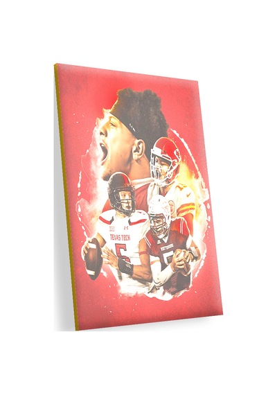 Cakasepetim Patrick Mahomes Kansas City Dört Farklı Anlık Ahşap Mdf Tablo