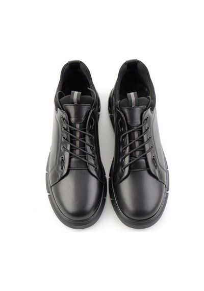 Bambi Siyah Napa Hakiki Deri Erkek Sneaker E01811003943