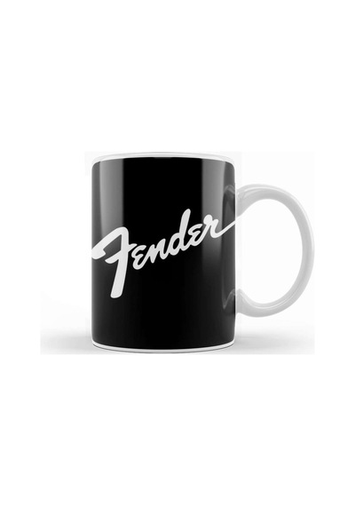 Fender Music Bass Guitar Design Kupa Bardak Porselen Karışık