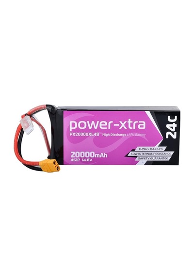 Power-xtra Px20000xl4s - 4s1p - 14.8v 20000 Mah Li-polymer Pil - 24c