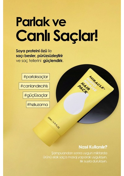 Grace Day Mucize Saç Maskesi Vegan Saç Maskesi Grace Day Miracle  Hair Pack 200ml