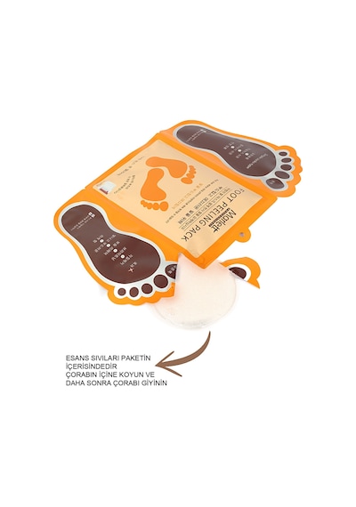 Marlett Foot Professional Çorap Tipi Ayak Peeling Maskesi 6'lı
