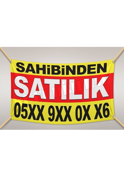 Kiralık Satılık Branda Pankart Basımı Ilan Afişi Dijital Baskı...