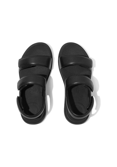 090 All Black Sandalet Kadın Iv9-090 Fitflop F-mode Go Adjustable Back-strap siyah