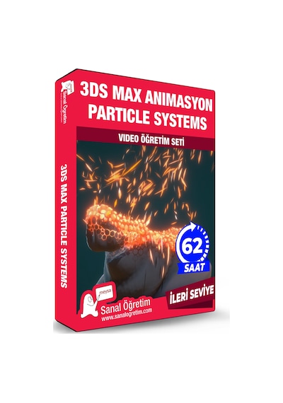 3DS Max Animasyon Particle Systems Video Ders Eğitim Seti