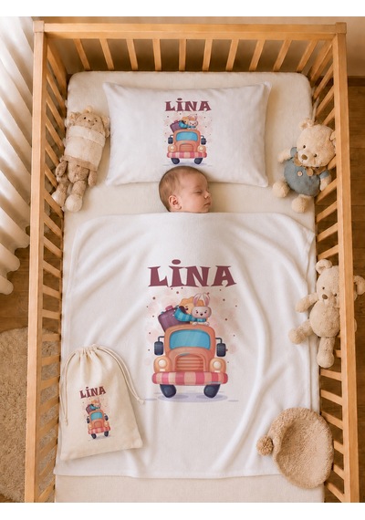 Pia Baby Kız Bebek İsimli %100 Pamuk Hastane Çıkışı 6 Parça Tulum Şapka Eldiven Hediye Seti 2075tybk0x Krem