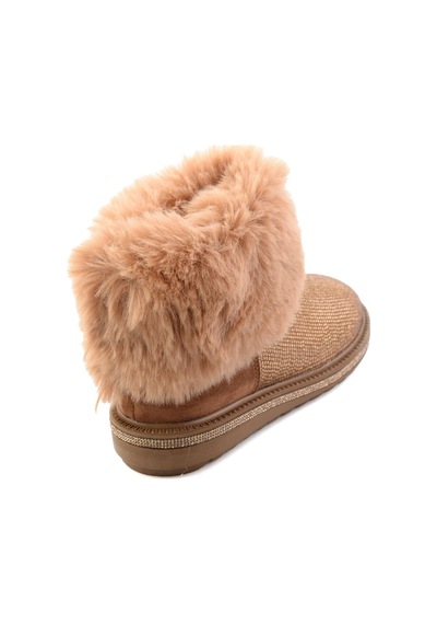 Taba Taşlı Kadın Bot & Bootie K02834260087 Taş