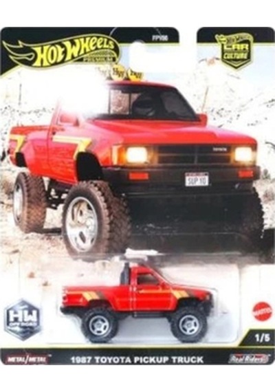 Premium Car Culture Off Road -1987 Toyota Pickup Truck- / Fpy86- Jbk73 Kırmızı