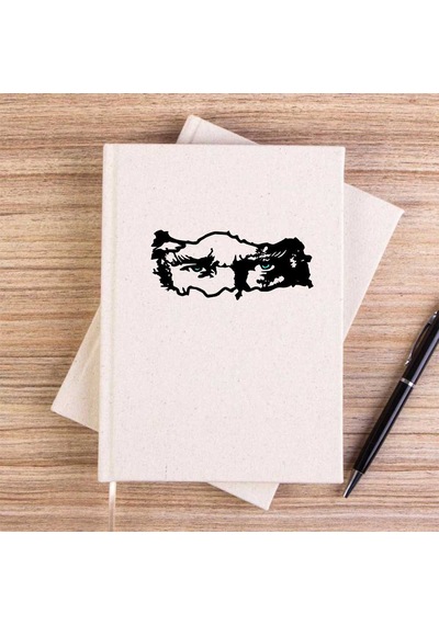 18 Mart Bir Milletin İzleri Krem Çizgisiz Kanvas Defter
