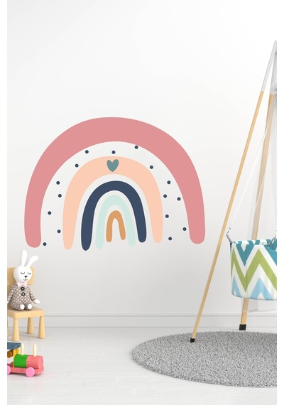 MSticker Pantiyeli Gökkuşağı Çocuk Bebek Odası Duvar Sticker 50x70 Cm