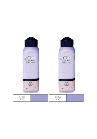 2 Li Akrilik Boya 140 Ml Renk Seçmeli Canlı Ve Pastel 3010 - Leylak