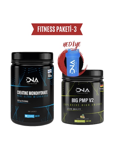 Dna Nutrition Fitness Paketi - 2 Creatine 500 G + Big Pmp Pre-workout 240 G