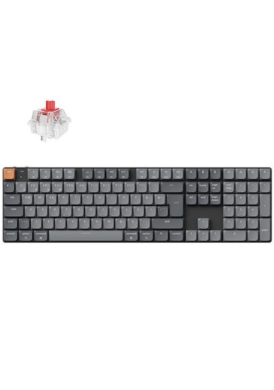Keychron K5M-H1-TR Max %100 RGB Kırmızı Switch Kablosuz Mekanik Karbon Klavye