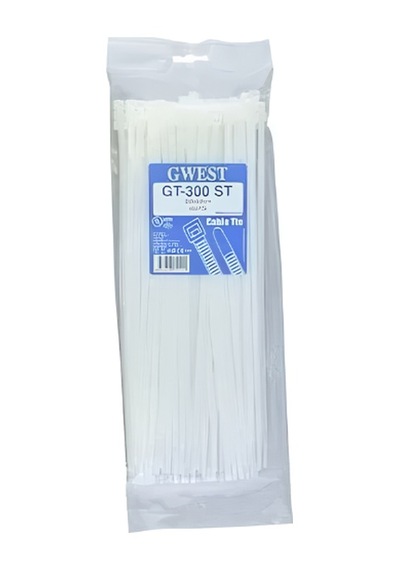 Gwest Gt 300 St 100 Adet 300x4.8mm Beyaz Kablo Bağı