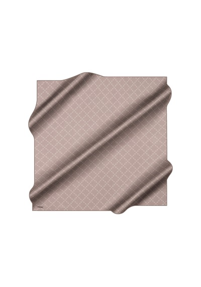 Aker Koyu Gri 90x90 İpek Krep Saten Eşarp Koyu Gri Koyu Gri