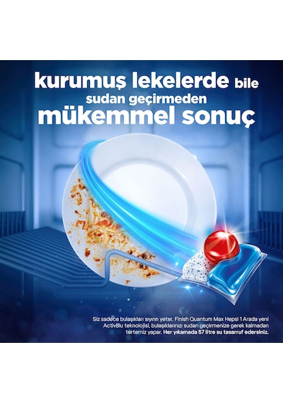 Finish Quantum Max Bulaşık Makinesi Deterjanı 48 Tablet