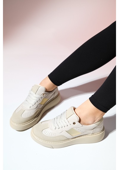 Luvishoes Beıce Bej Kadın Spor Ayakkabı Bej