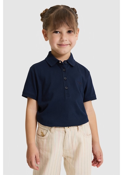 U.s. Polo Assn. Kız Çocuk Lacivert Tişört Basic 50328218-vr033