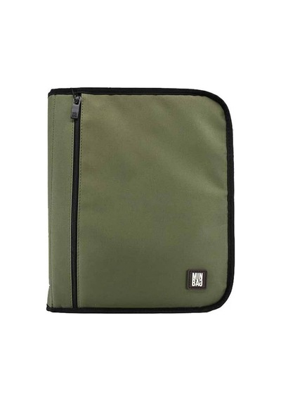 Minbag Flexible Laptop Ve Tablet Çantası 13 Inch Haki
