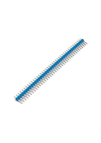 1x40 Erkek Header 40 Pin 2.54mm 180 Derece - Mavi