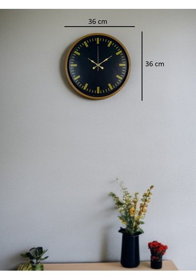 36 Cm Kahverengi Modern Duvar Saati Diğer 31286845